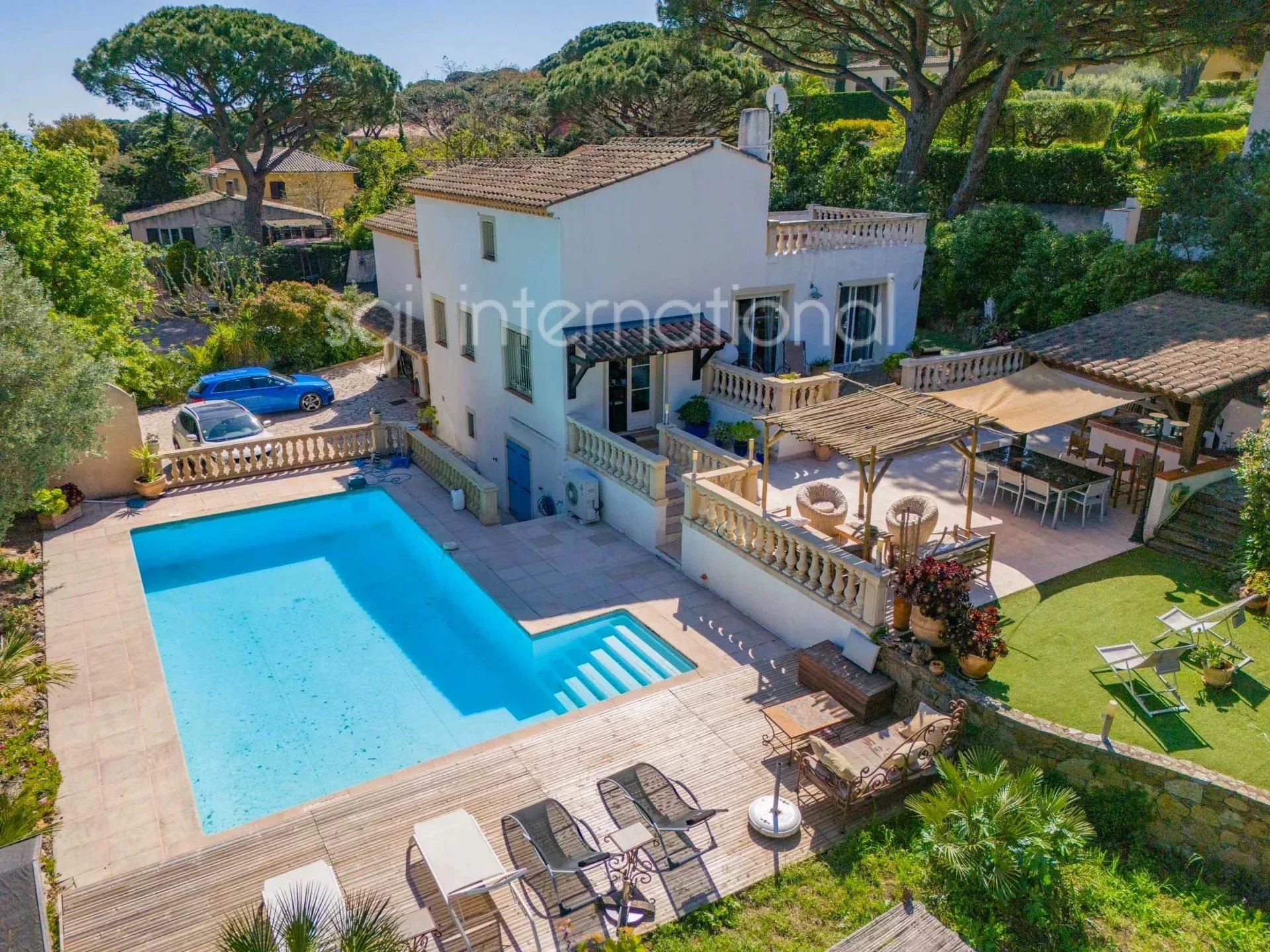 Sainte-Maxime: Beautiful villa near the Nartelle beach.