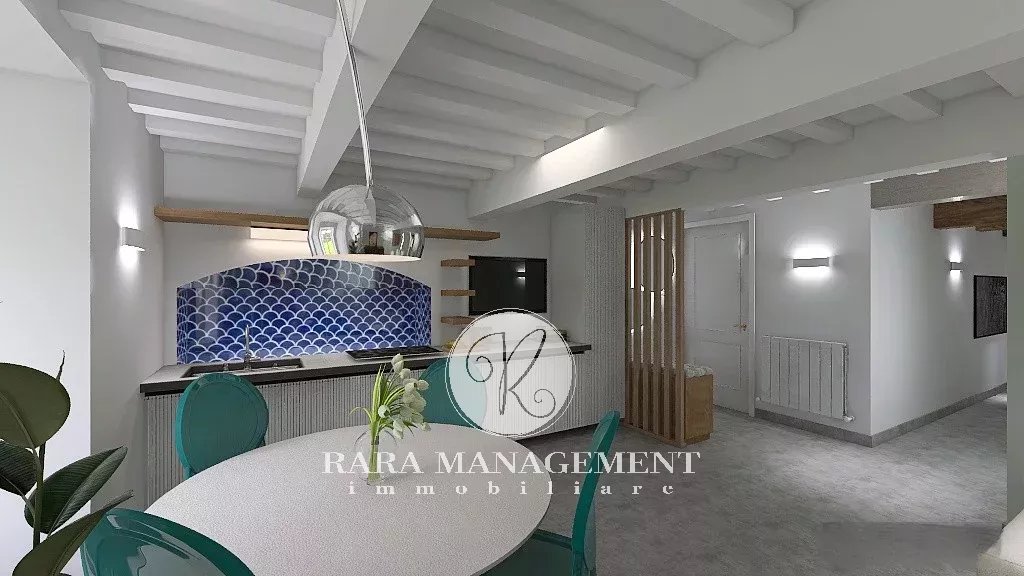 Render piano terra zona giorno