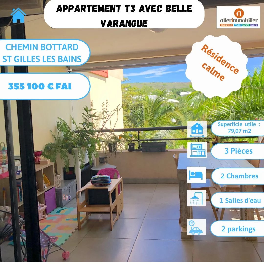 Vente Appartement Saint-Gilles les Bains