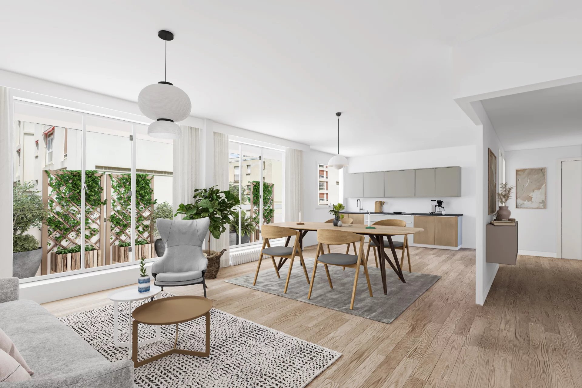 Paris XVe - Volontaires-Blomet - Quiet three-room apartment with balcony