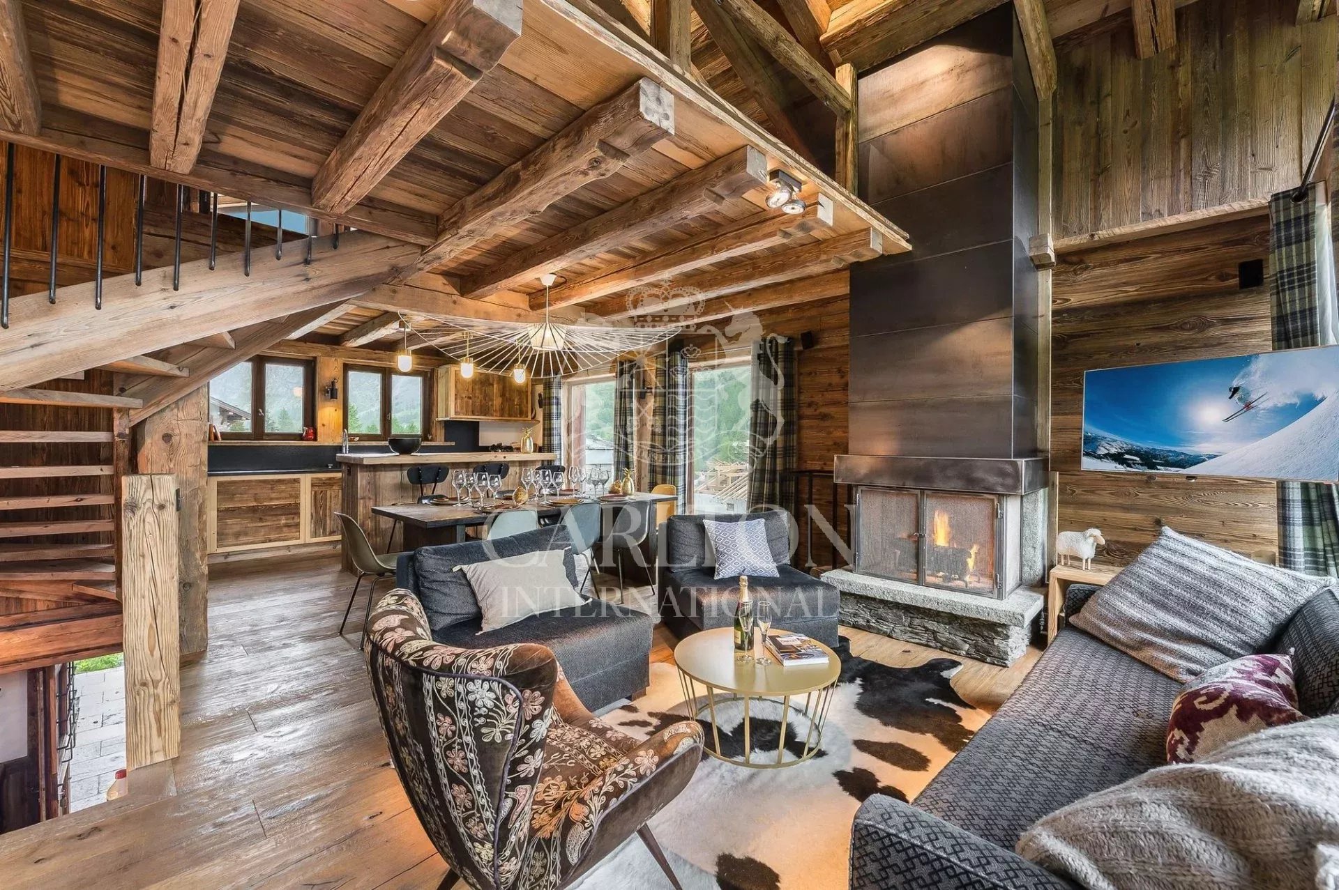 Chalet à Val d’Isère avec jacuzzi