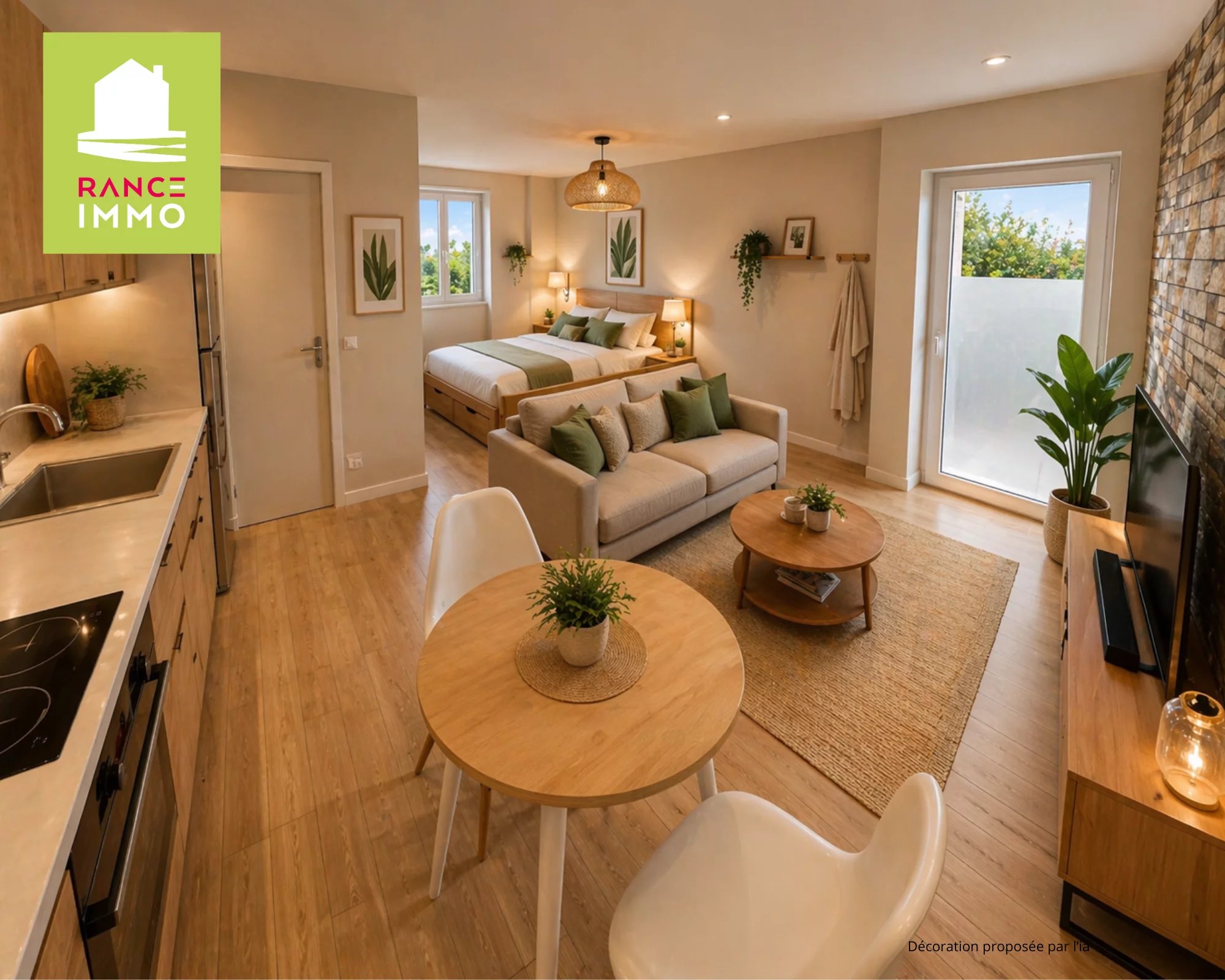 Studio à rénover – Fort potentiel – Centre de Plouër-sur-Rance