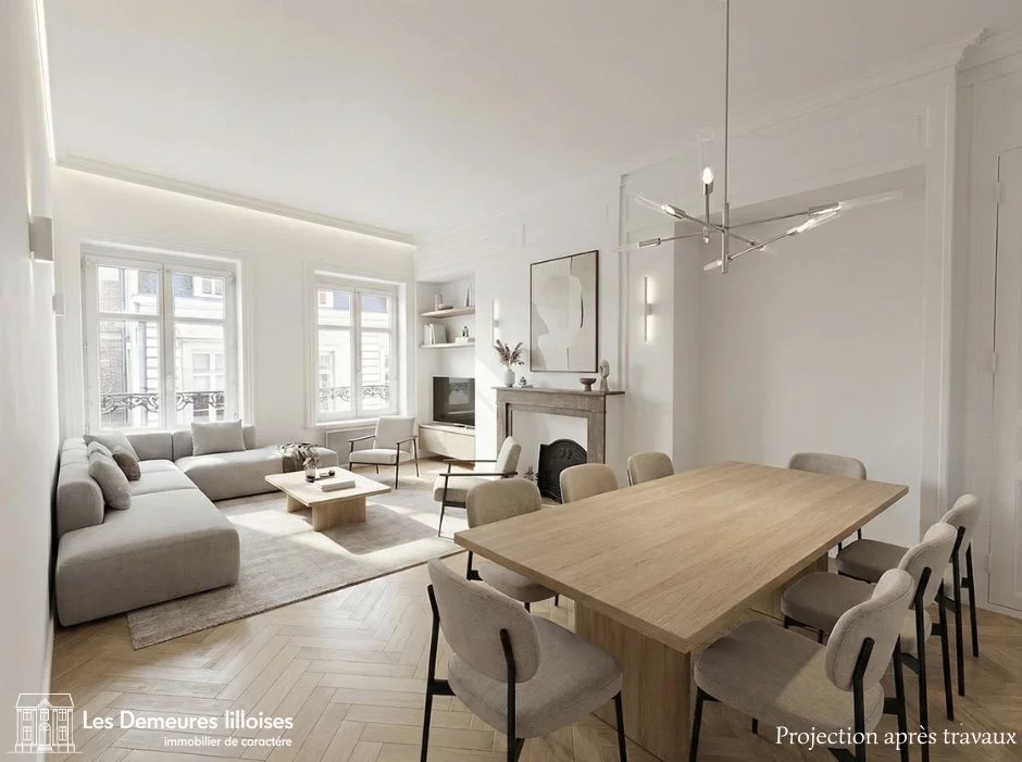 Vieux-Lille – Duplex lumineux – Dernier étage – Rue Voltaire