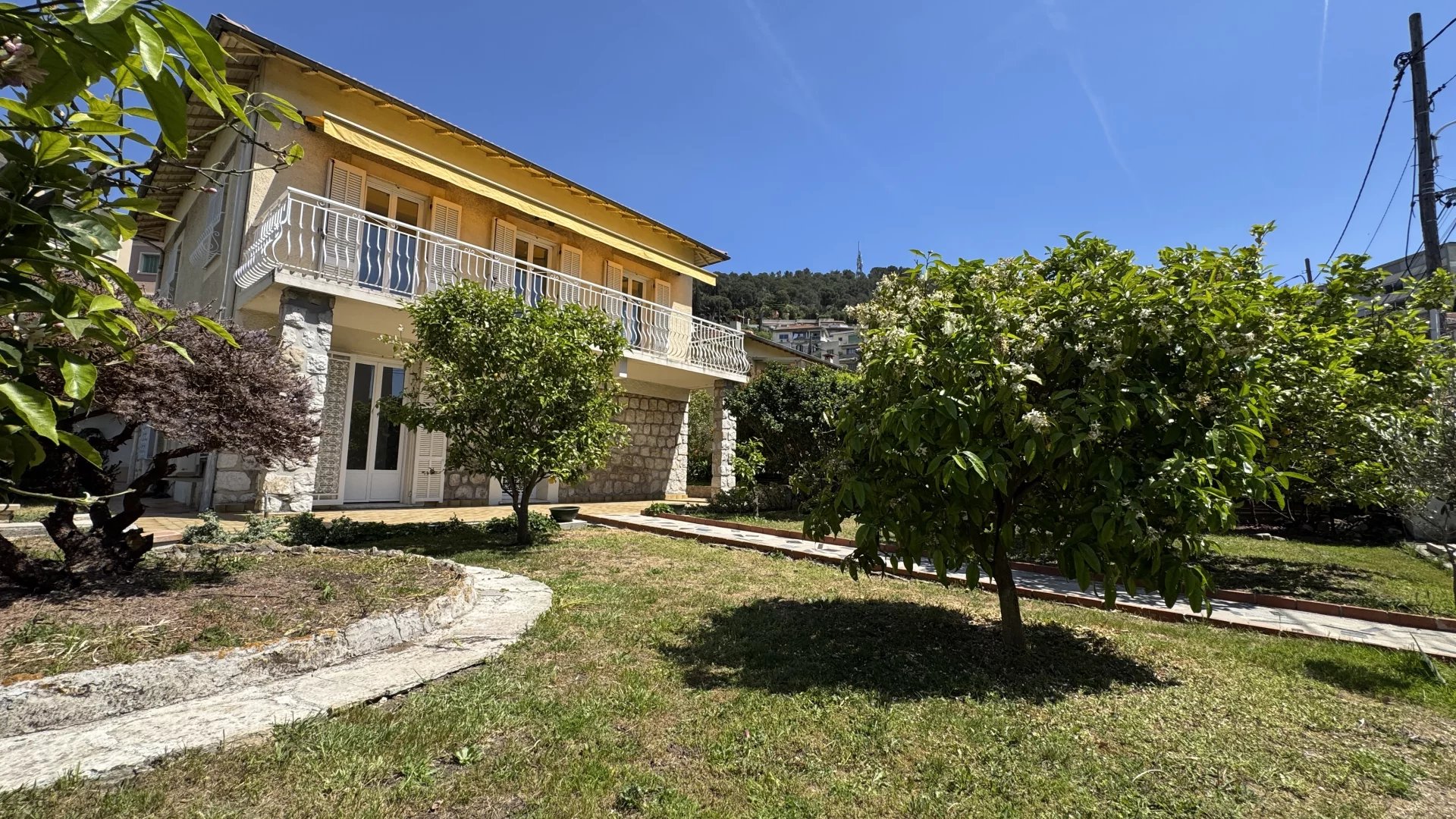 NICE "Mont Boron" Castel des 2 Rois| Villa 5P | Calme | Jardin plat | Garage