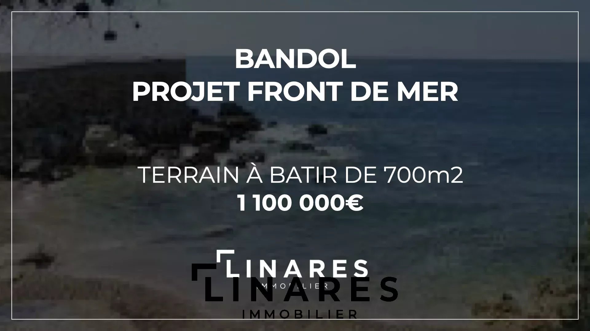 MON PROJET A LA PLAGE - Terrain de 700m2 avec maison à réhabiliter ou reconstruire - 83150 BANDOL