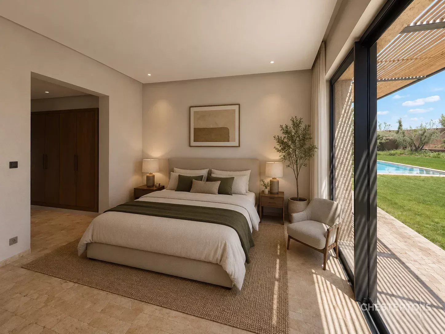  Image of Villa - 4 Bedrooms for Sale in Marrakech-Ménara-Marrakech-Morocco, Image 8