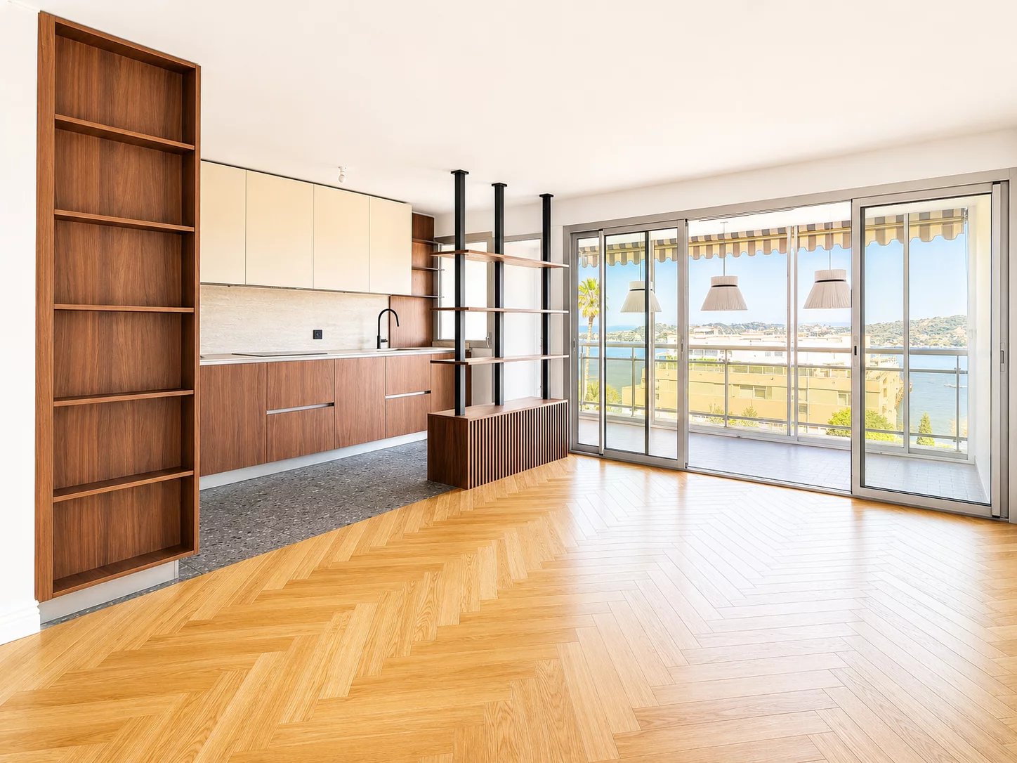 Appartement 3 pièces rénové – Vue mer – Villefranche-sur-Mer