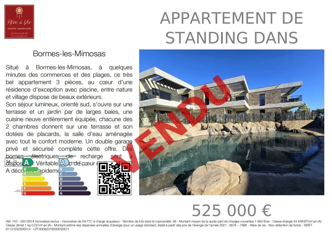 Vente Appartement Bormes-les-Mimosas