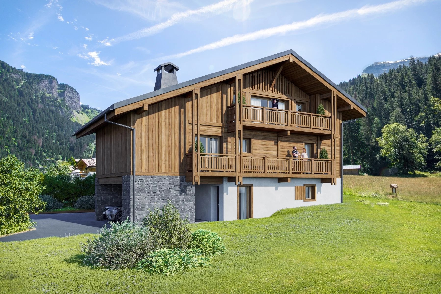 MORZINE - A new-build, 5-bedroom chalet right by the Avoriaz lift in Morzine Accommodation in Chamonix