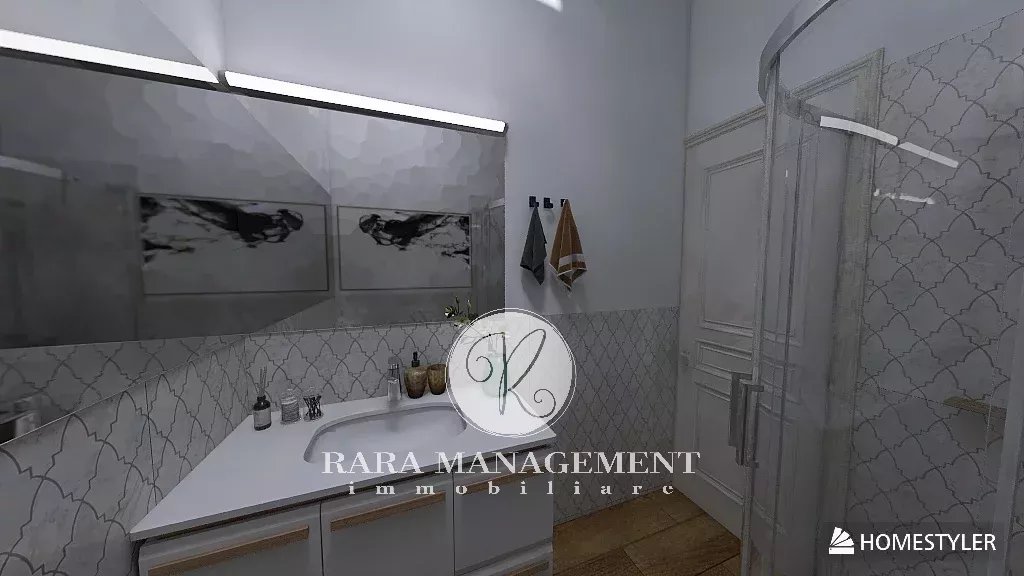 Render secondo piano bagno