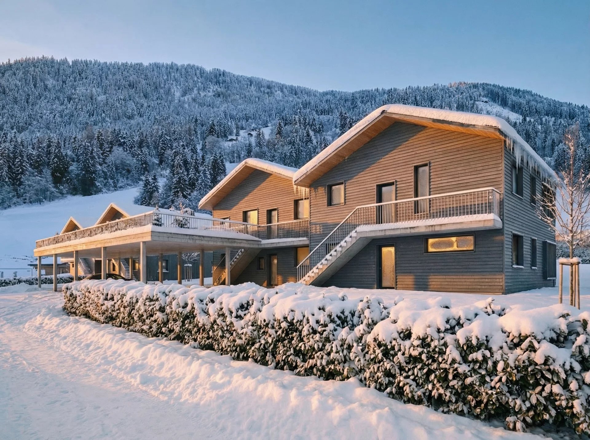 Charmant attique neuf avec immense terrasse !