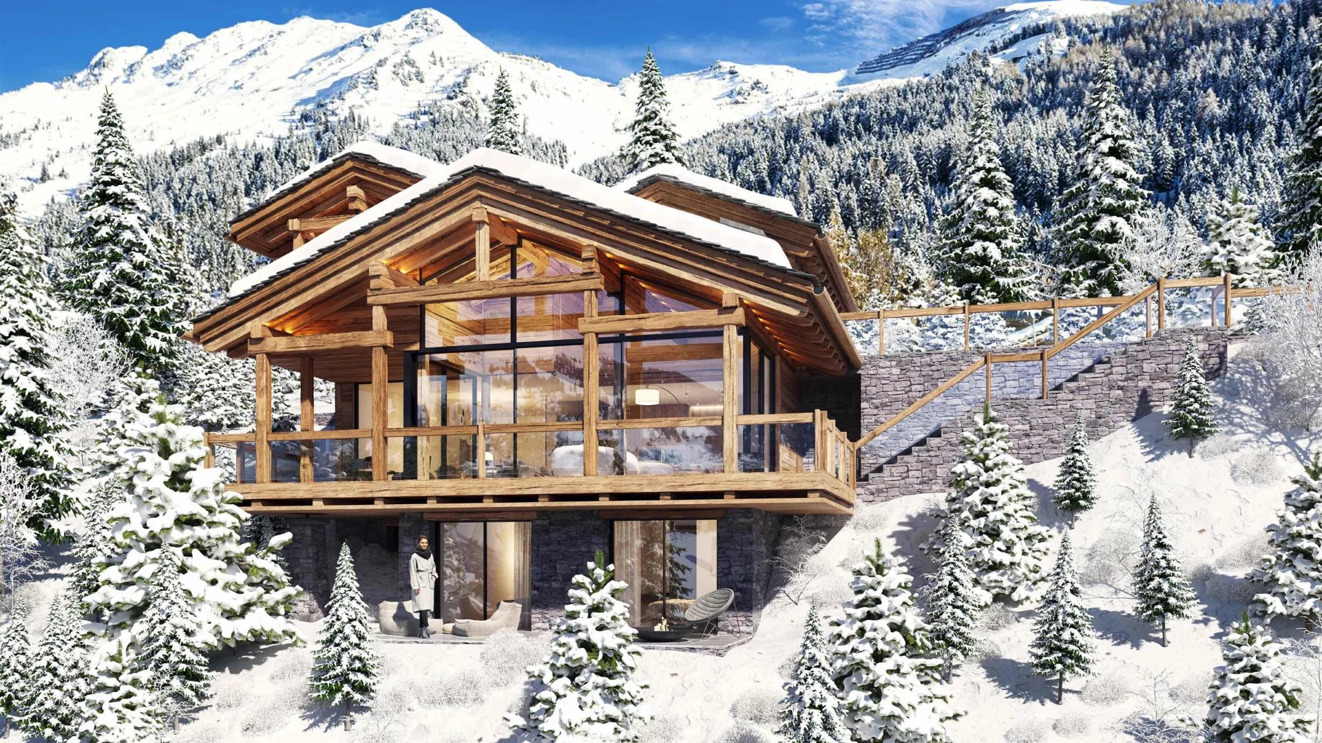 Projet de chalet avec vue panoramique