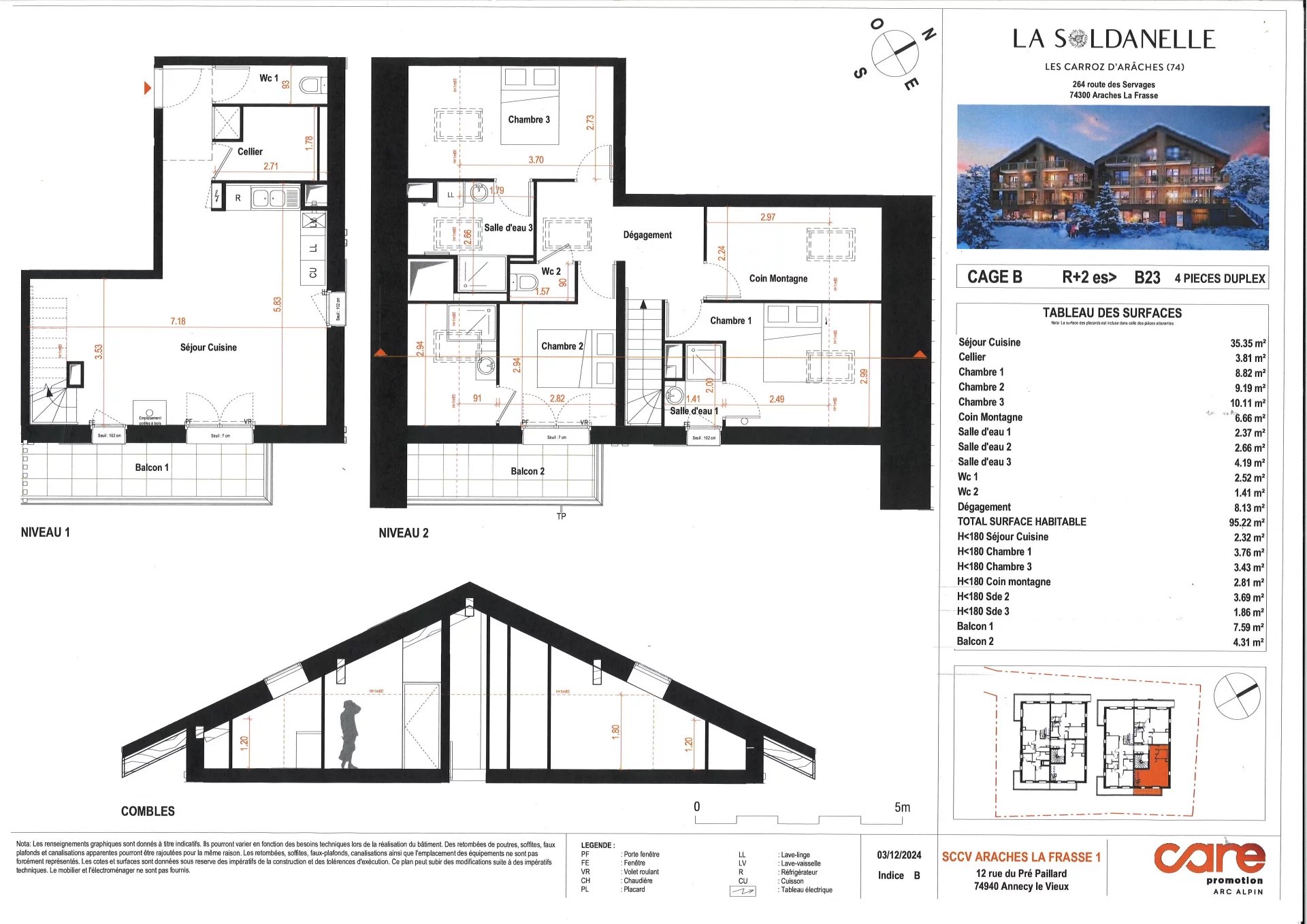 Programme Duplex Les Carroz d'Arâches