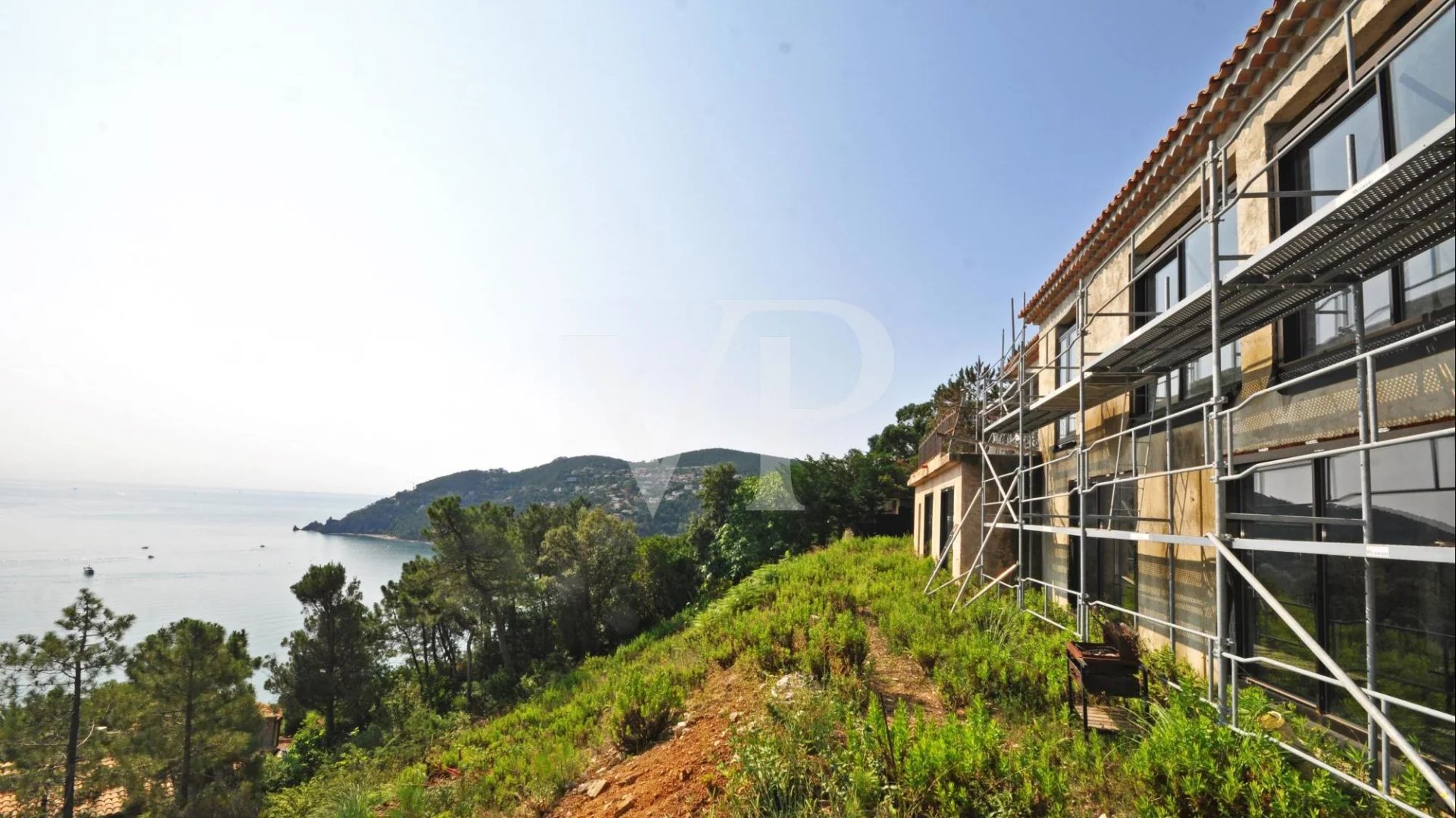 Projet de villa avec vue mer à 180 degrés