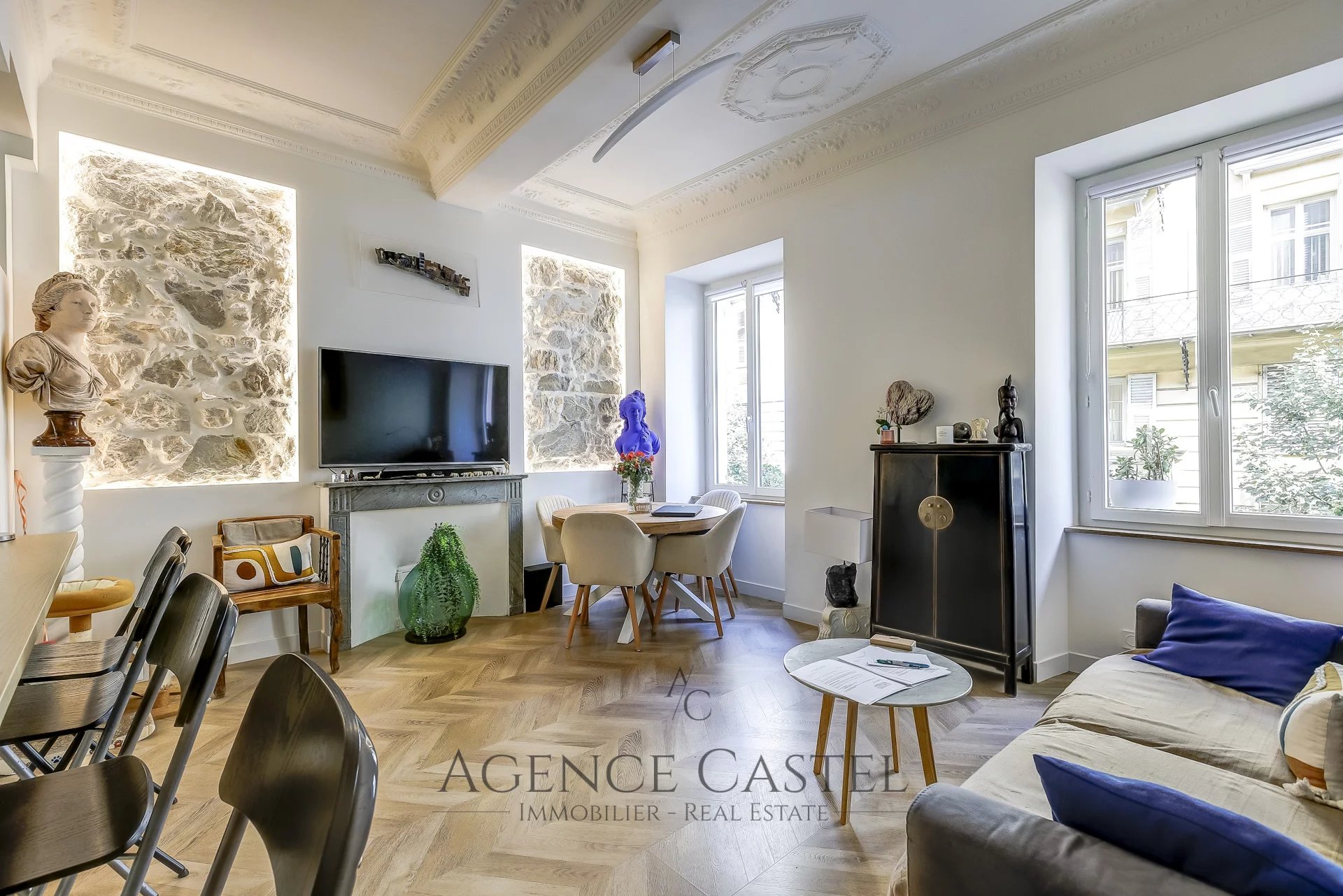 NICE LE PORT - SUPERBE 3 PIÈCES