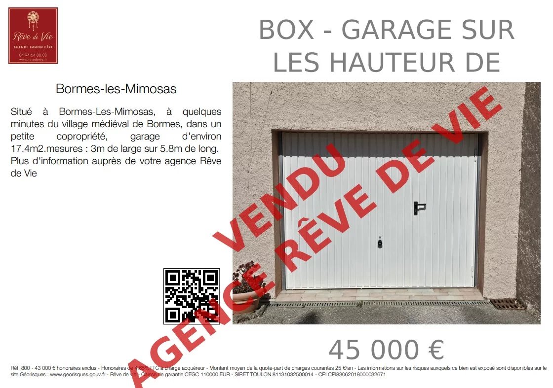 Vente Box Bormes-les-Mimosas