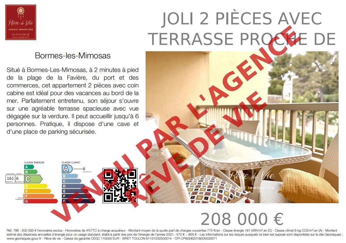 Vente Appartement Bormes-les-Mimosas
