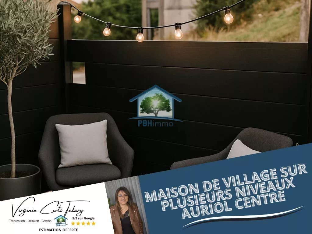 Maison de village à fort potentiel – cœur du village d’Auriol