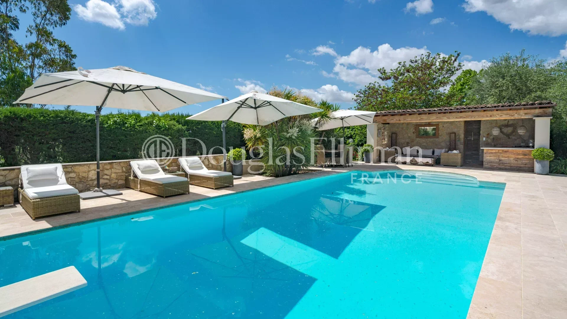 Roquefort Les Pins : Beautifully Renovated Villa with a studio - Picture n°3