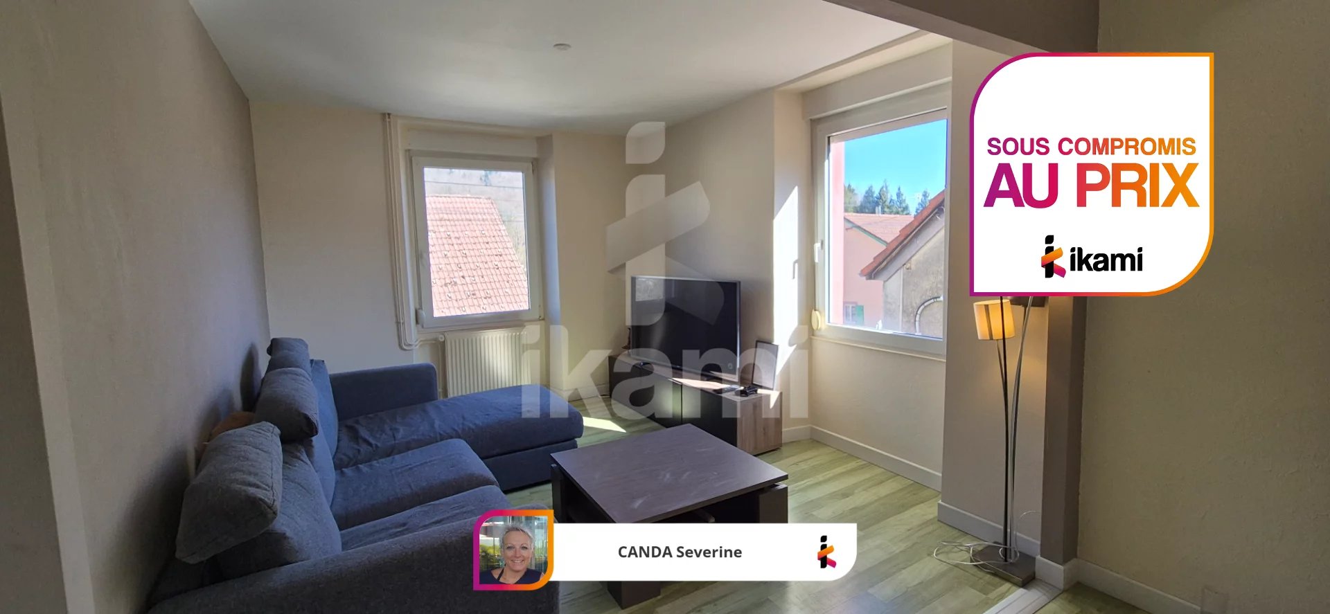 Sympathique appartement T3 fonctionnel et lumineux
