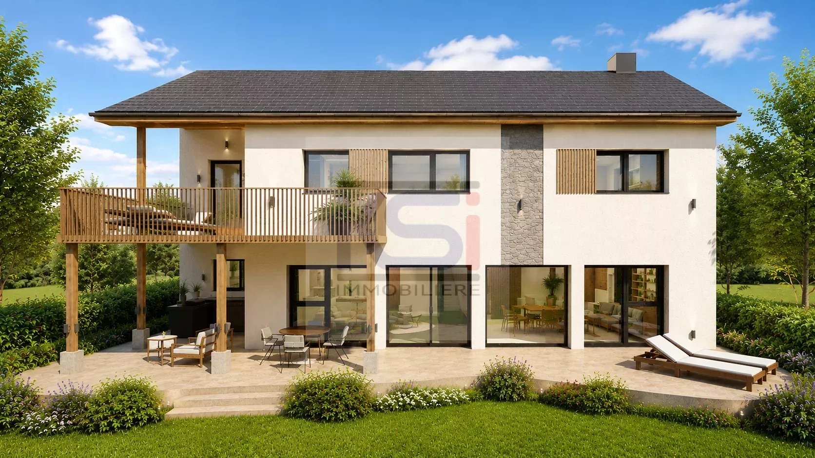 Maison individuelle dans un environnement résidentiel à Cruchten
