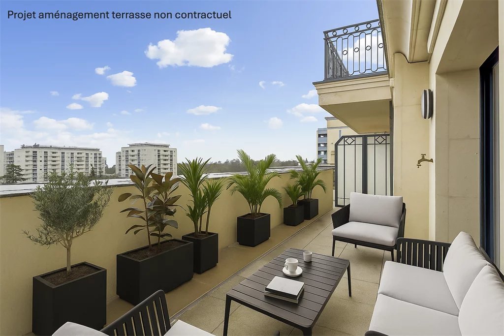 Clamart -  Le Nôtre - Appartement 4p - Terrasses - Pkgs