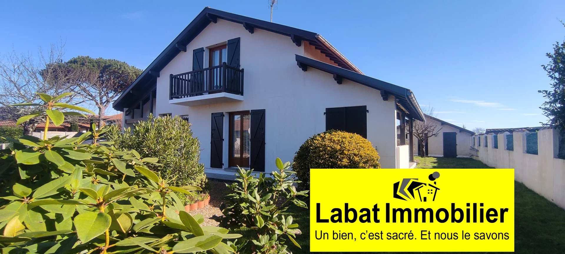 Maison individuelle 86 m² habitables avec jardin.