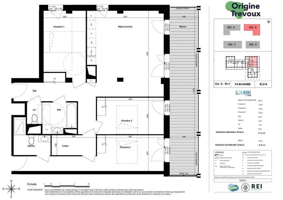 Appartement neuf 4 pièces - À partir de 332 000 € TTC