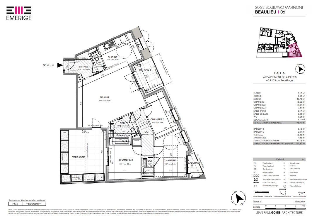 Appartement neuf de Prestige- Beaulieu sur mer