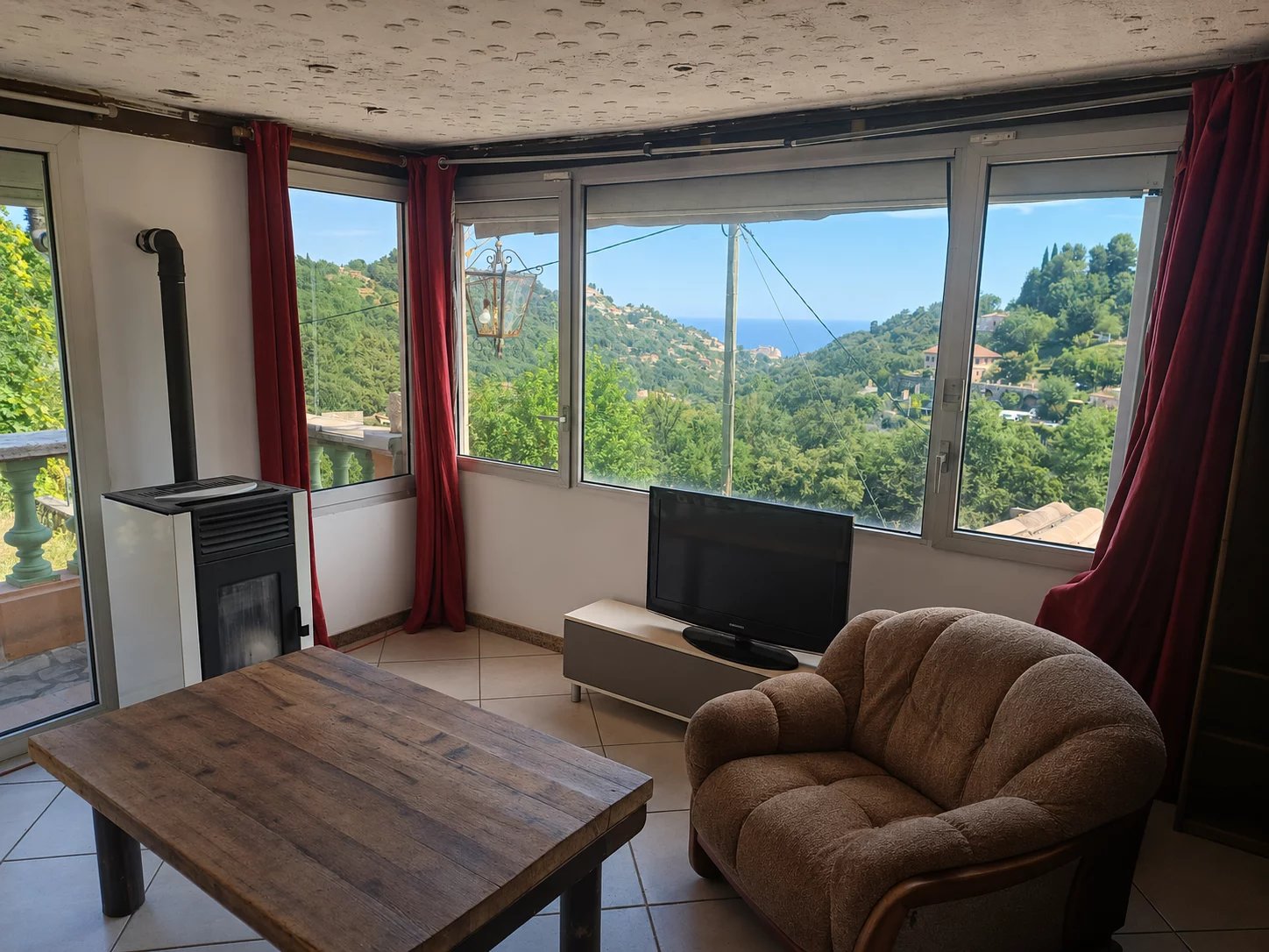 Saint-Agnès – Maison avec vaste terrain constructible, vue panoramique et fort potentiel — photo 3