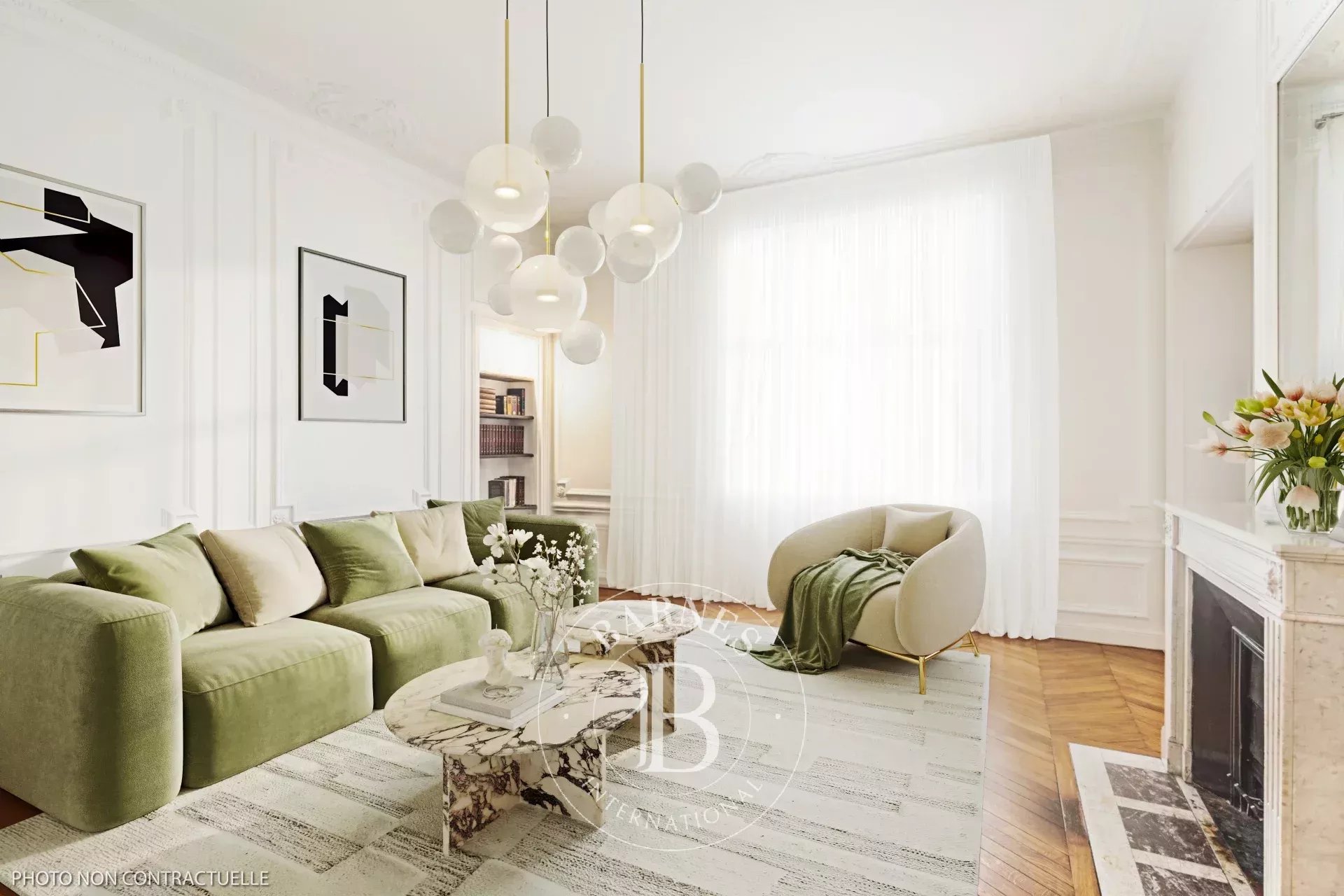 Exclusive - Neuilly - Argenson - Period high-end apartment - 3 bedrooms