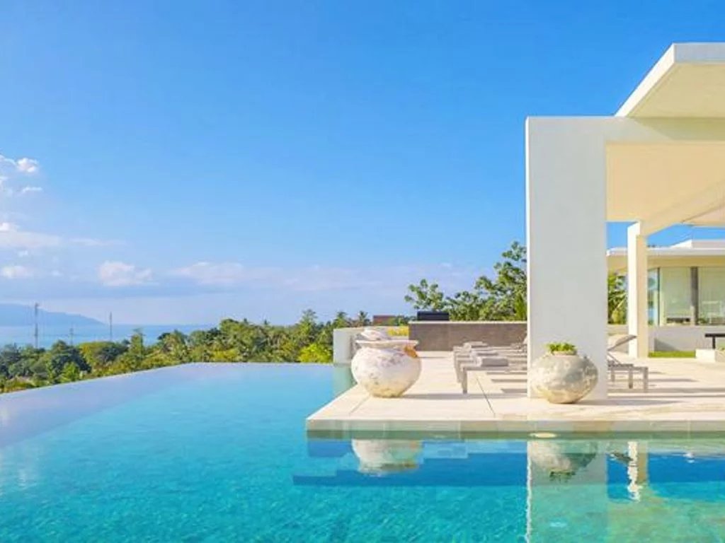 Très belle villa de luxe avec une vue panoramique sur la mer située à Ko Samui