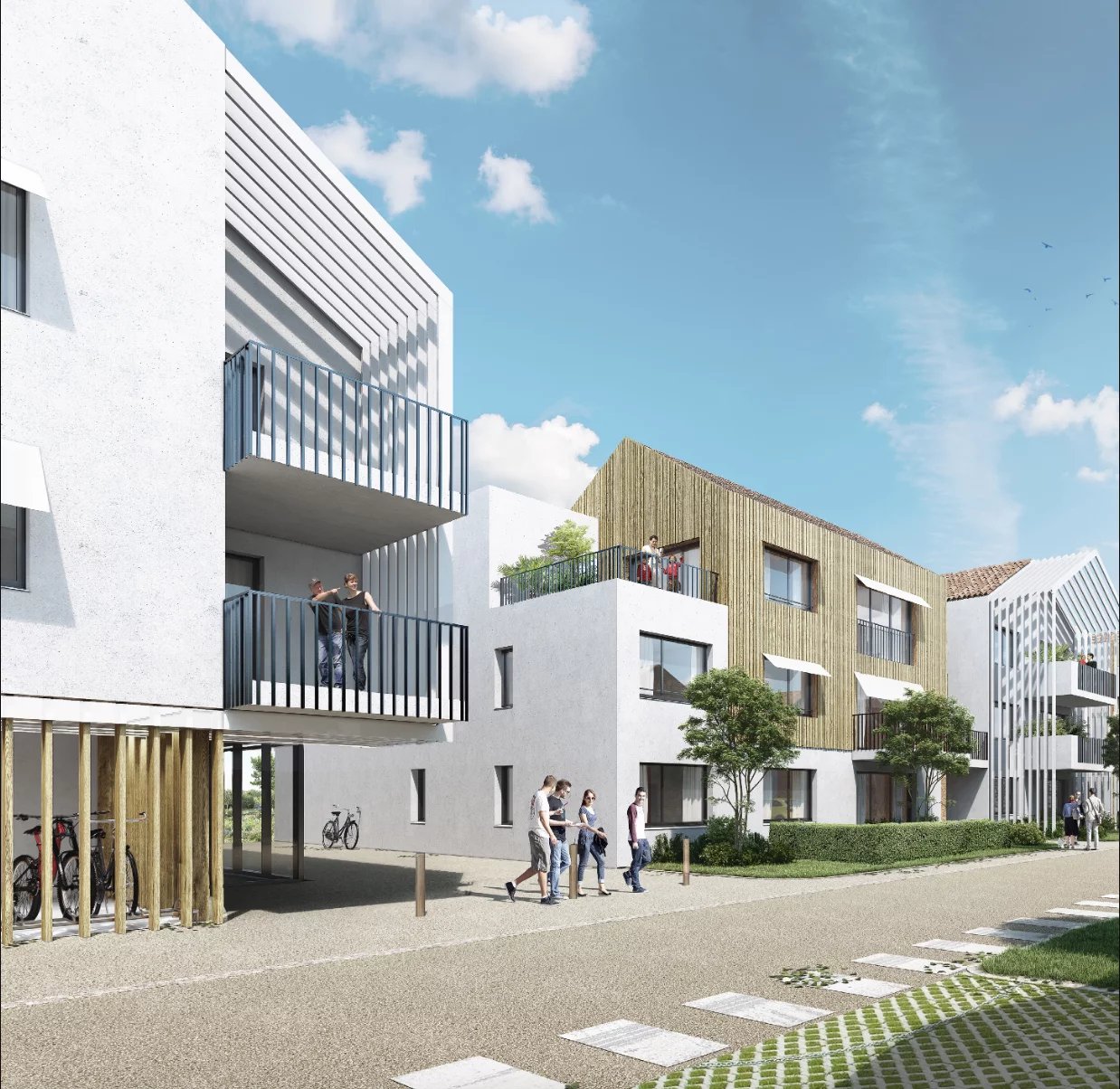 À acheter sur Mallemort : Appartement T3 de 62,31m² avec terrasse et deux places de stationnement