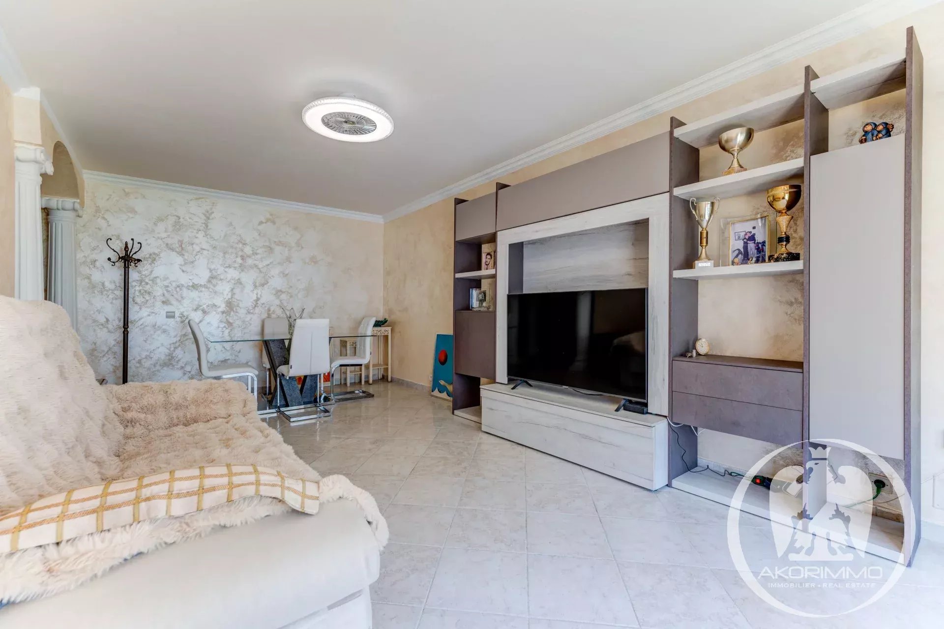 GROSSO 2P 52m² rénové balcon cave parking