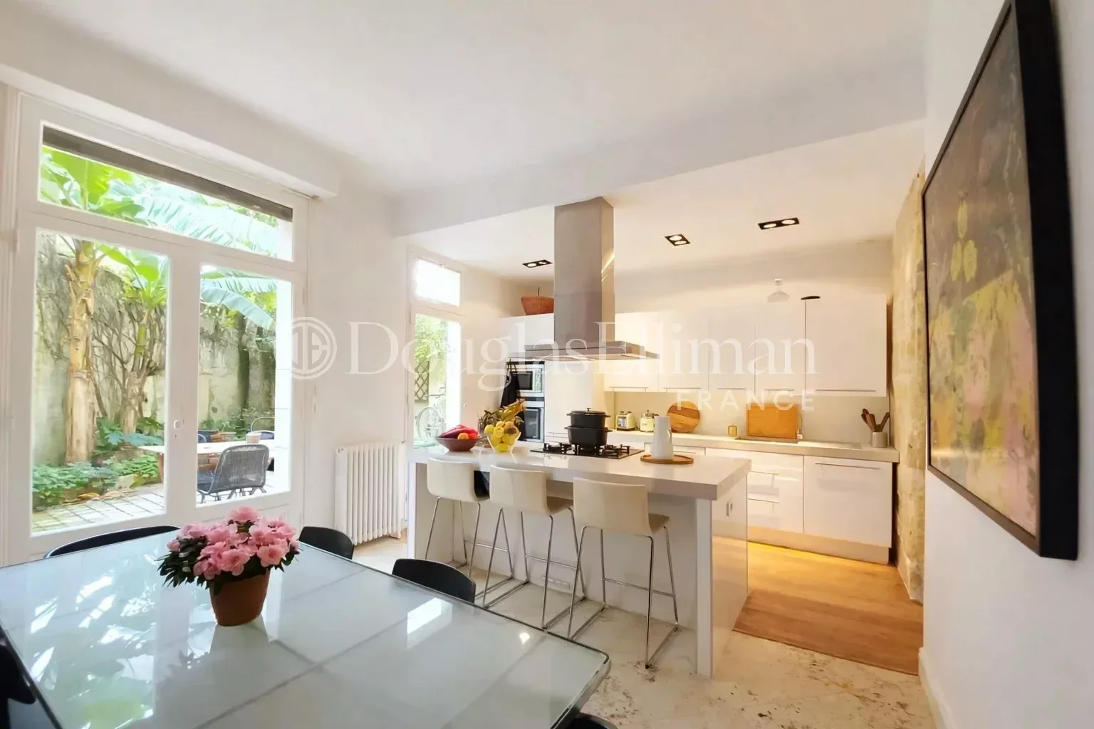 BORDEAUX JARDIN PUBLIC – Maison pierre avec cour paysagée - Image nᵒ2
