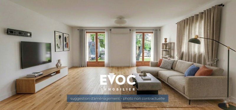 Photo 4 — Maison de caractère à vendre — Saint-Vincent-de-Barbeyrargues — T4 141 m² — Corps de ferme réhabilité — DPE C