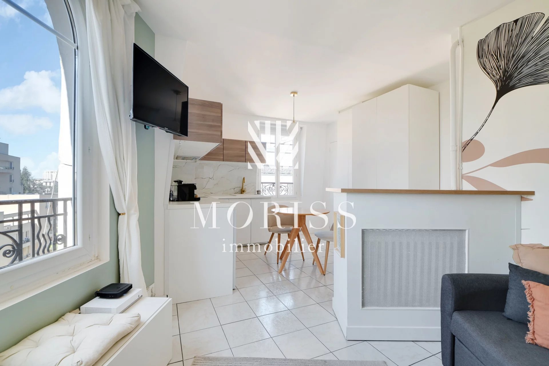 Charmant studio lumineux de 18 m², entièrement rénové, Rue Georg - Image Array