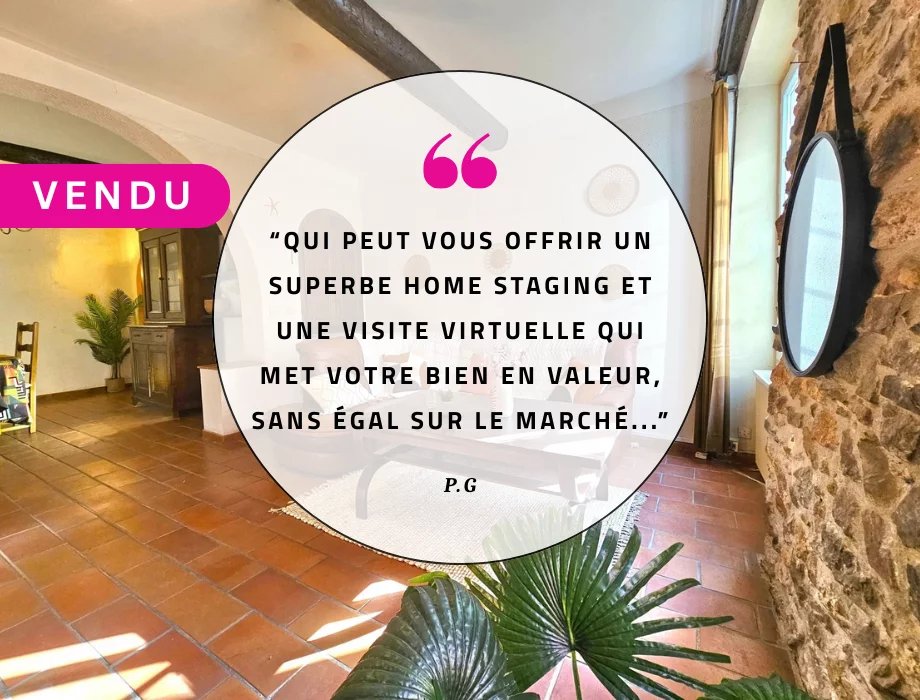 EXCLUSIVITE - Hyères,Rare,  immeuble de 260 m² loi carrez + 30 m² d'annexes +  immense patio/jardin, balcon, caves