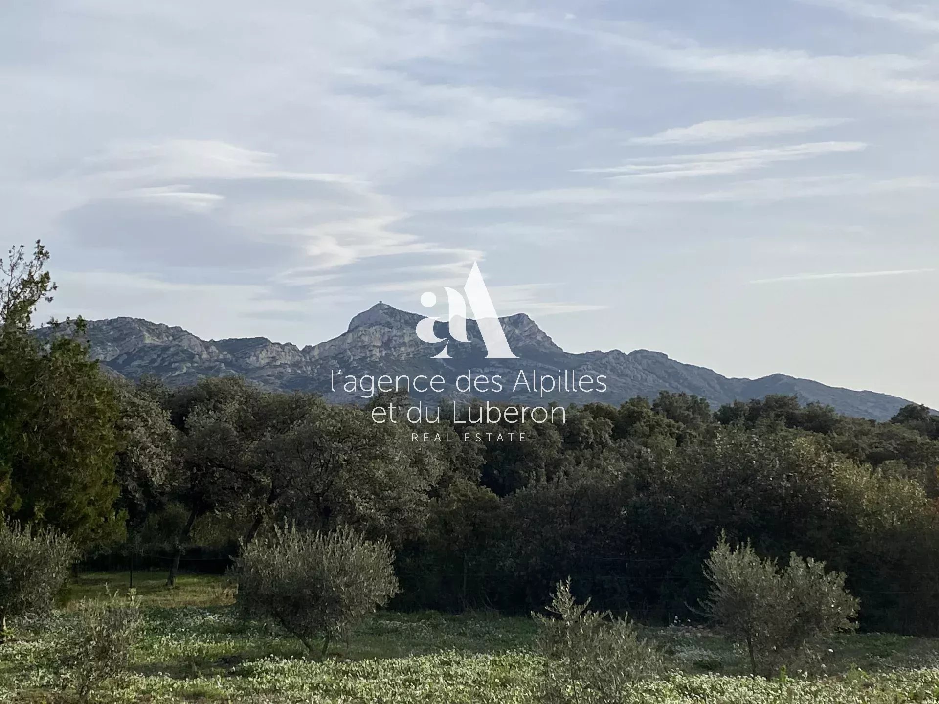 à vendre terrain constructible Aureille Alpilles