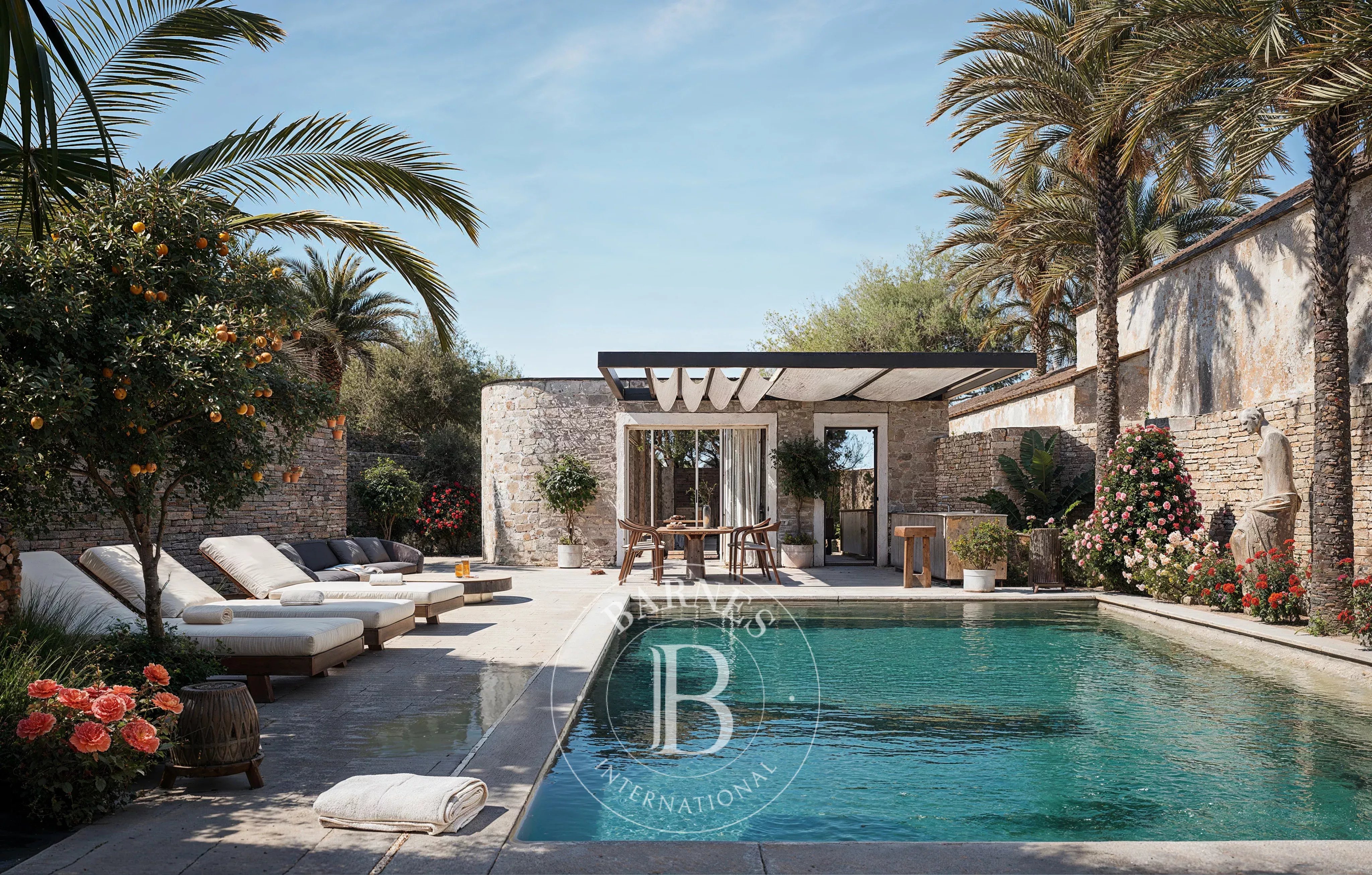 Villa Barocca Restaurata con Giardino Mediterraneo e Piscina