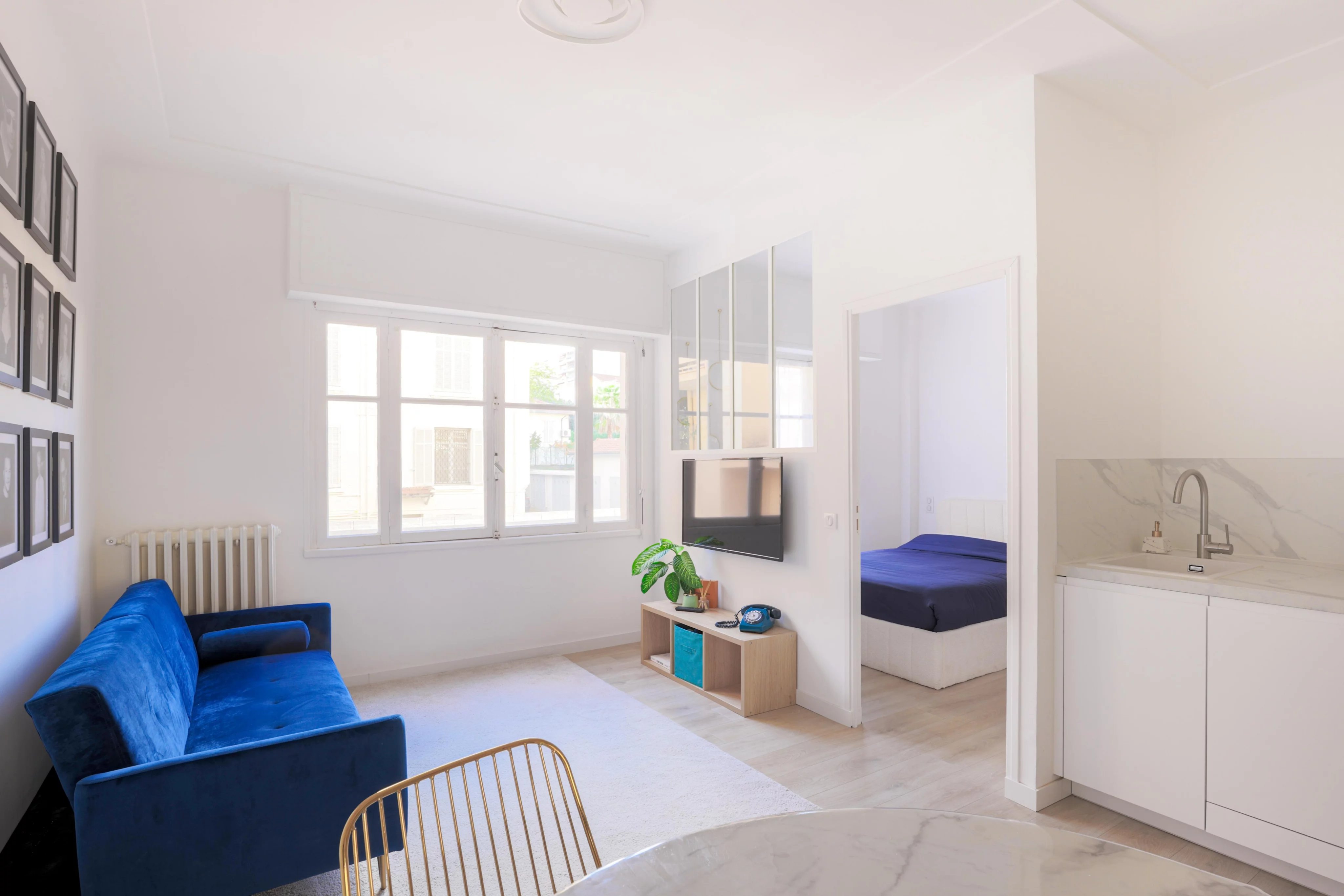 Appartement 2 pièces 32m2 rénové avec belles prestations  - Cannes