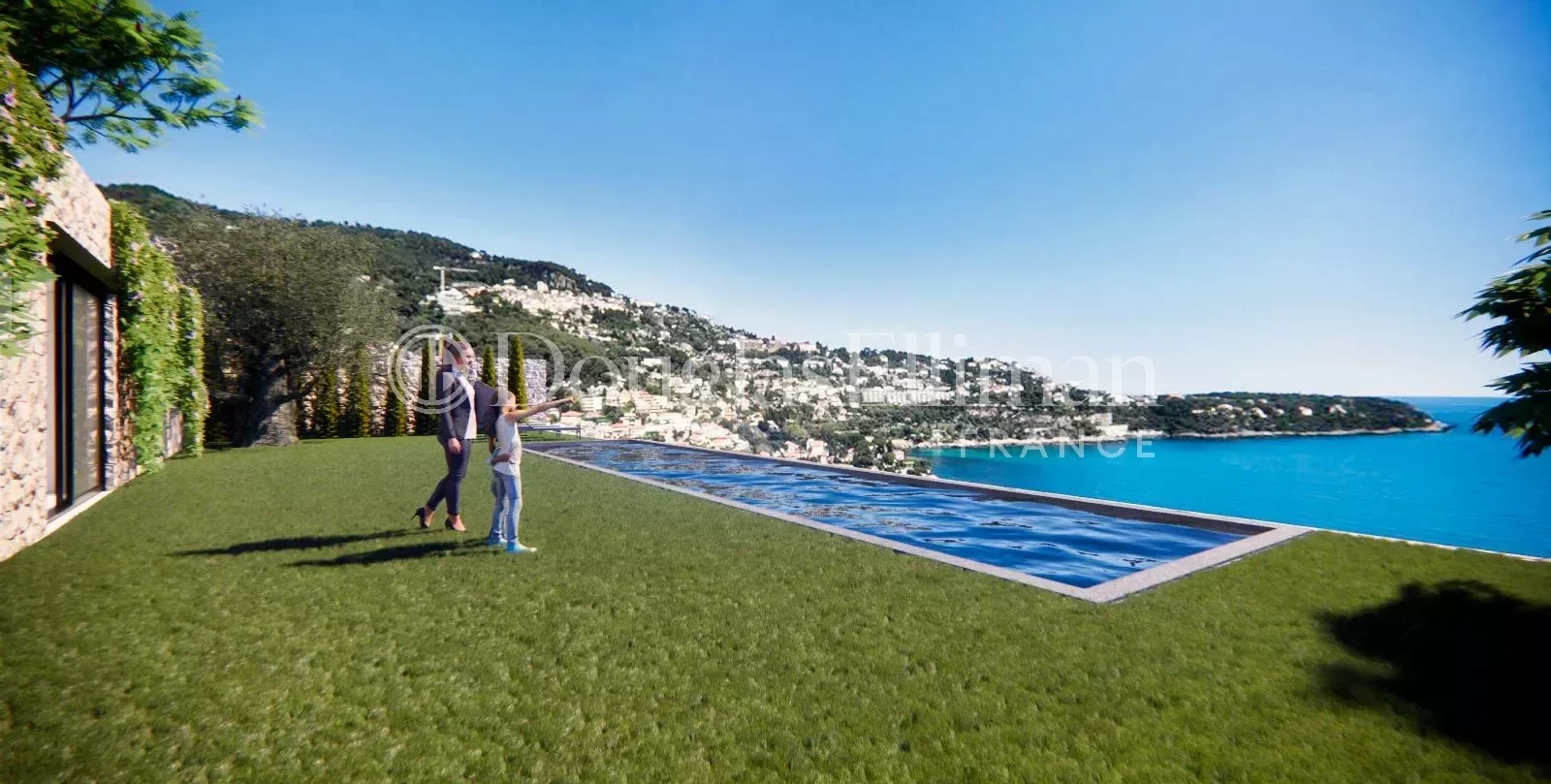 ROQUEBRUNE-CAP-MARTIN – Hôtel particulier avec vue mer à rénover - Image nᵒ3