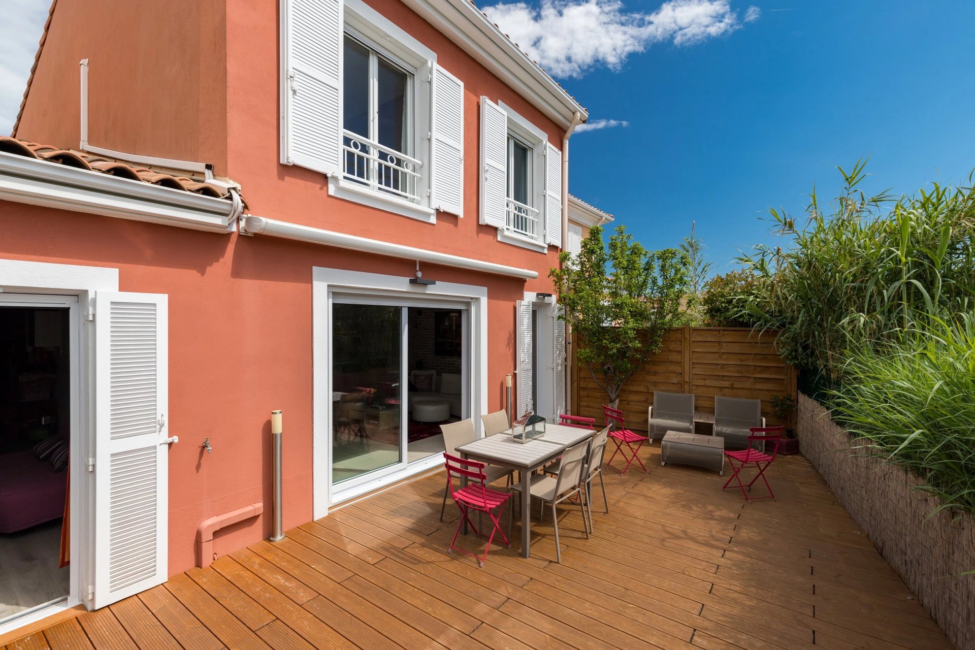 Nice Ouest / Fabron - Villa Mitoyenne 4/5 Pièces terrasse piscine