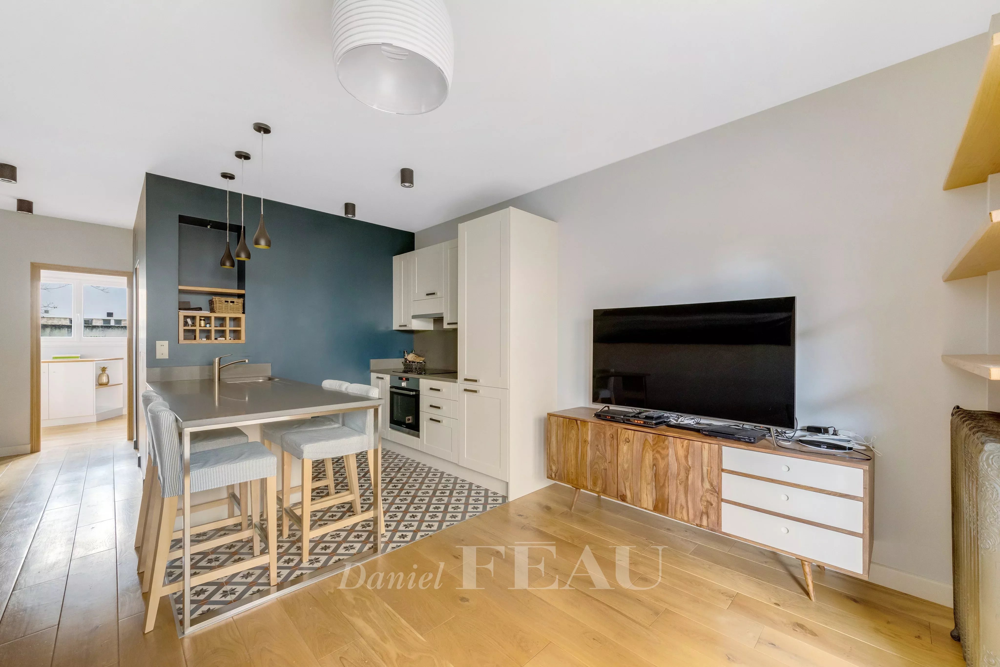 Kitchen Wooden floor Kitchen bar