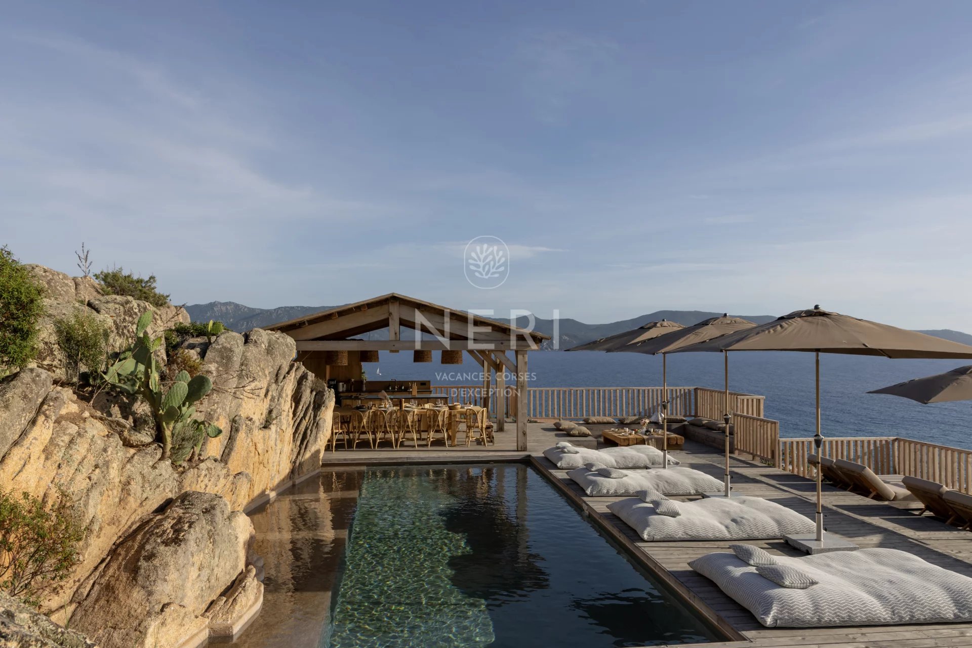 VILLA IPANEMA - Propriano, 14 personnes, vue mer panoramique, piscine