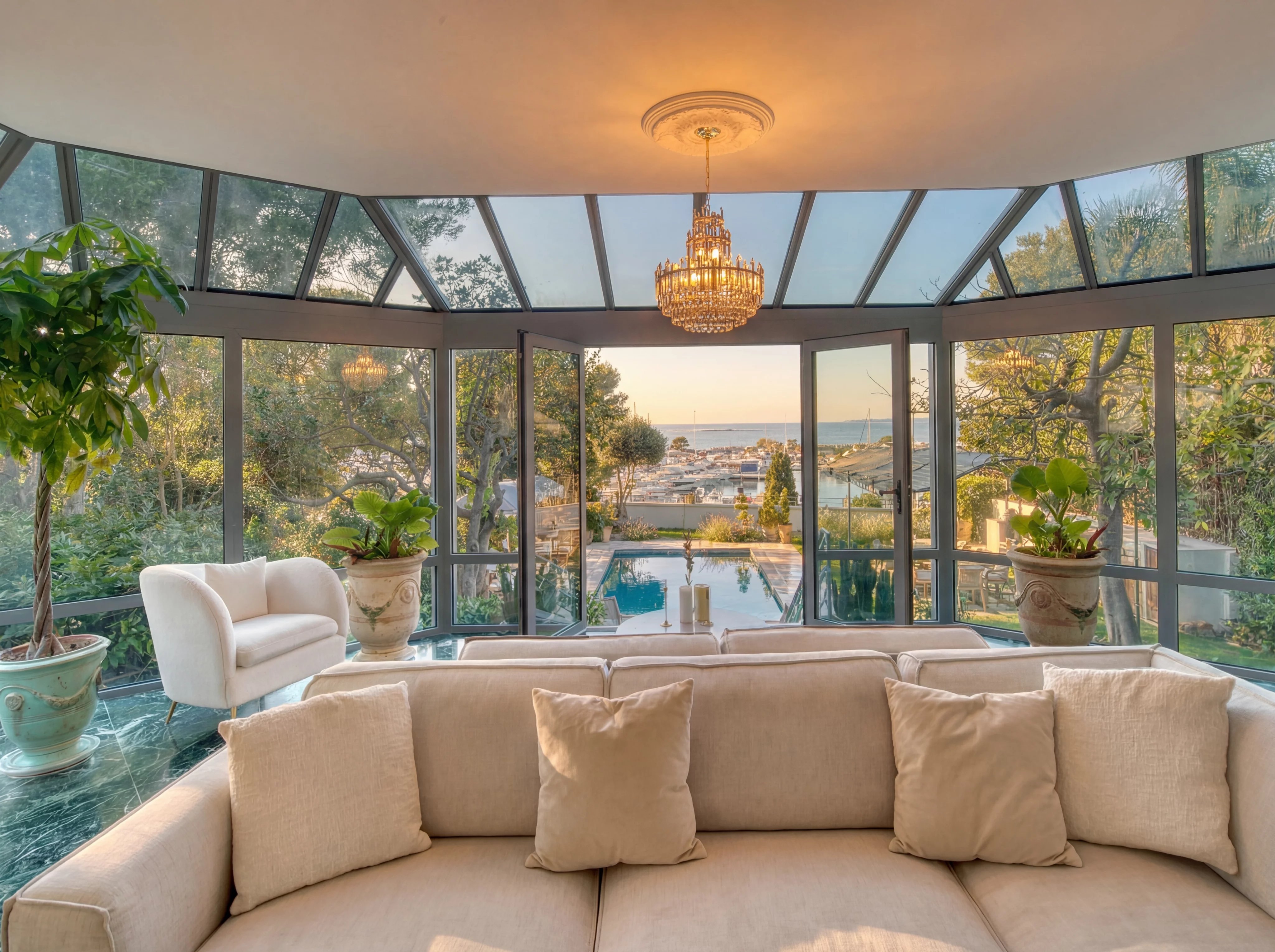 Cap d'Antibes Villa - Seafront - Heated Pool - 6 Bedrooms