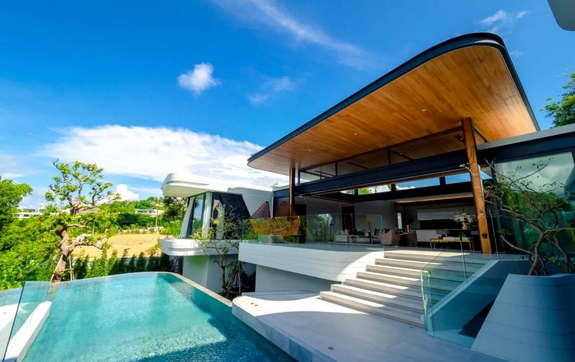 Splendide villa avec sa vue panoramique située à Phuket