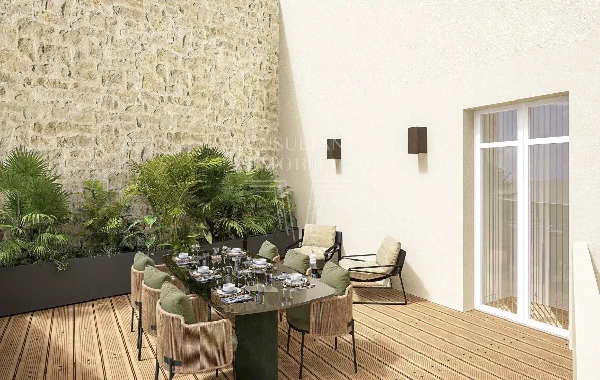 APPARTEMENT TERRASSE TROIS CHAMBRES