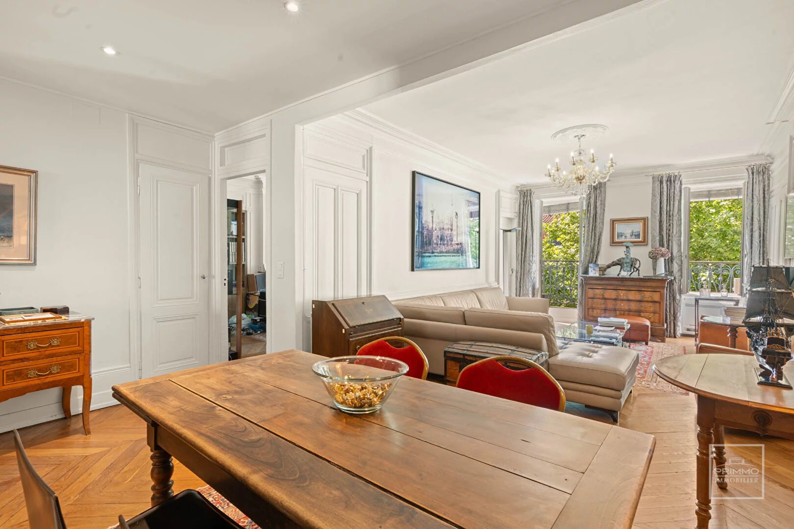 LYON 6, Dernier étage,  Balcon filant, Av. Foch, 103m²