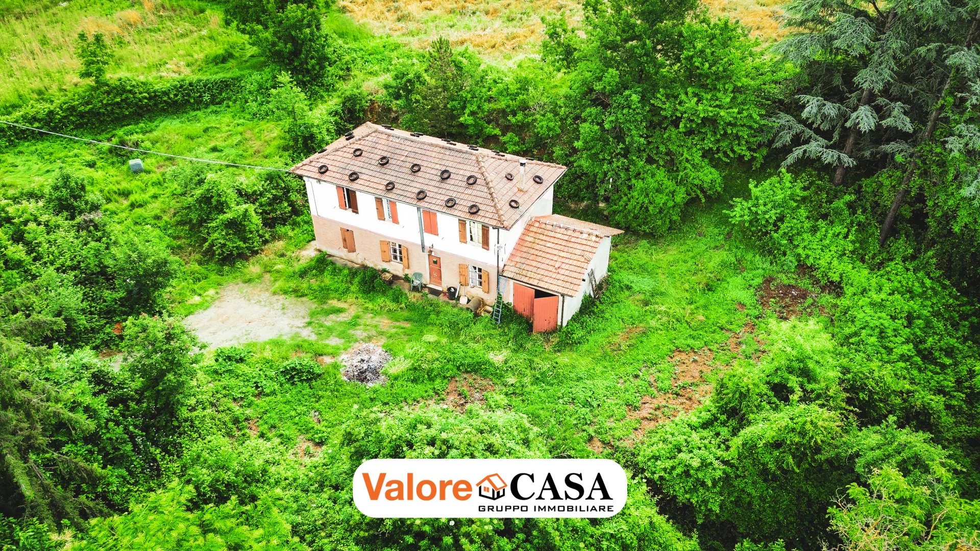 Morbello. cascina indipendente con terreno